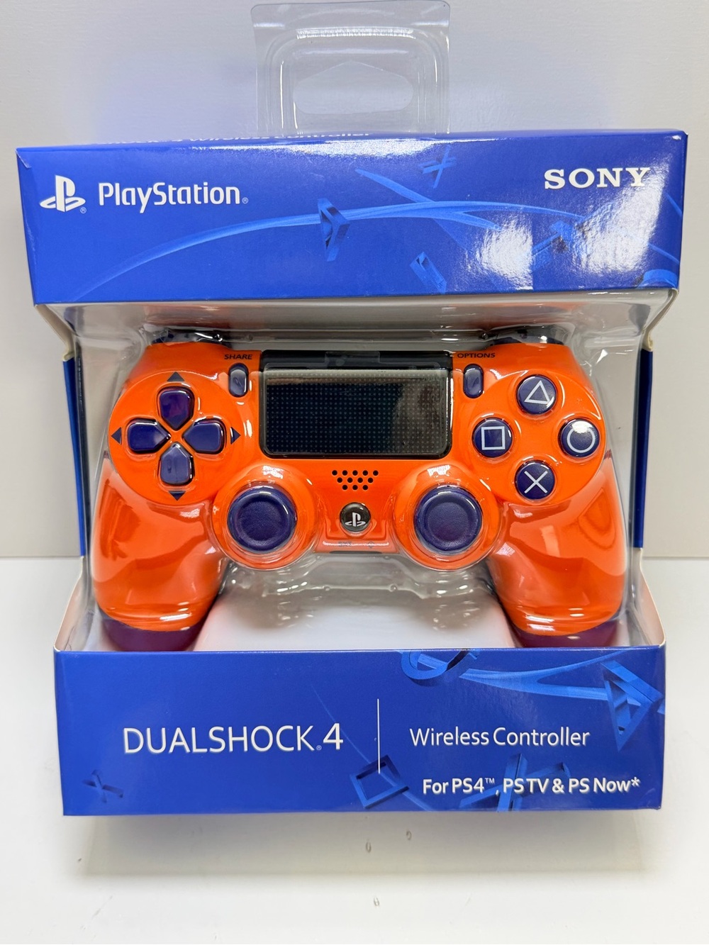 Sony DualShock 4 Wireless Controller - Orange with Purple Accents